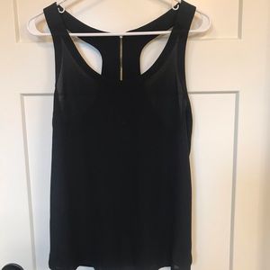 Express racerback zipper tank